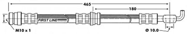 Tubo flexível de travão FBH6362