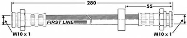 Тормозной шланг FBH6365