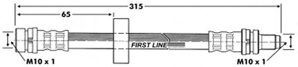 Tubo flexible de frenos FBH6596