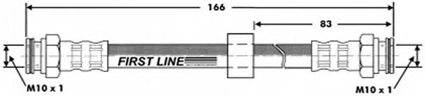 Tubo flexible de frenos FBH6707