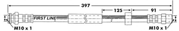 Tubo flexível de travão FBH6711