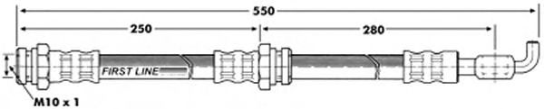 Tubo flexible de frenos FBH7064