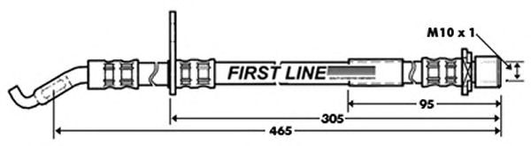 Tubo flexible de frenos FBH7329