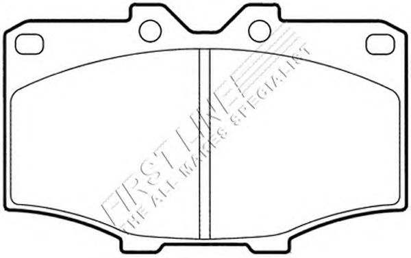 Комплект тормозных колодок, дисковый тормоз FBP1462