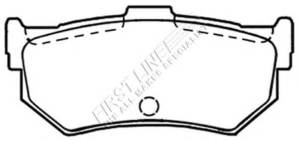 Комплект тормозных колодок, дисковый тормоз FBP1491