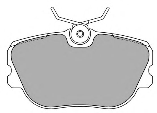 Комплект тормозных колодок, дисковый тормоз FBP-0677-01