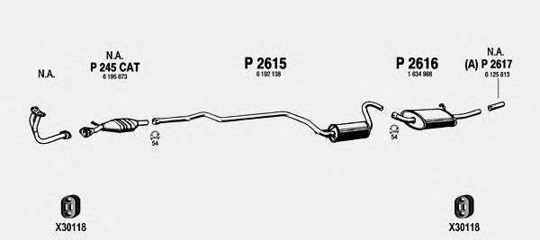 Exhaust System FO045