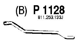 Tubo gas scarico P1128