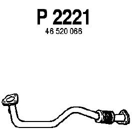 Труба выхлопного газа P2221