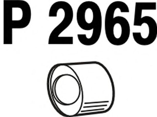 Tubo de escape P2965