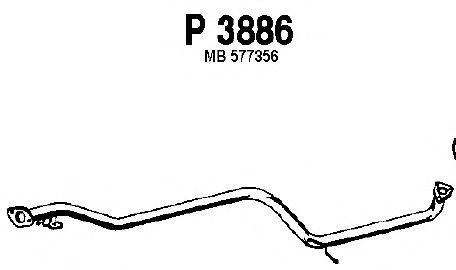 Exhaust Pipe P3886