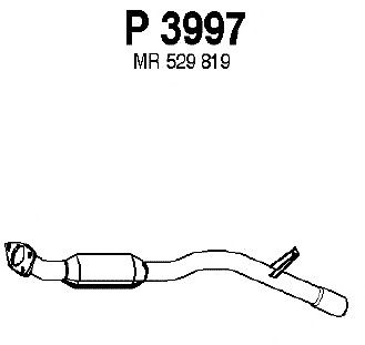 Глушитель выхлопных газов конечный P3997