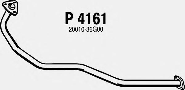 Tubo gas scarico P4161