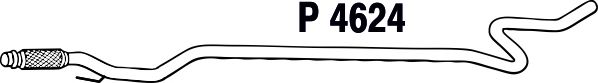 Eksosrør P4624