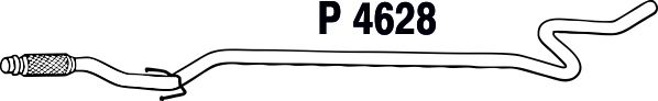 Tubo gas scarico P4628