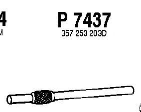 Tubo gas scarico P7437