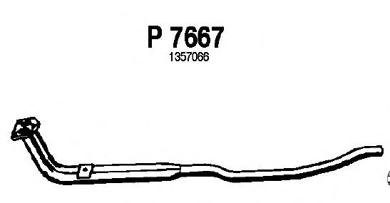 Eksosrør P7667