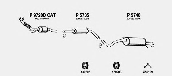 Exhaust System SE609