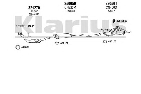 Exhaust System 180472E