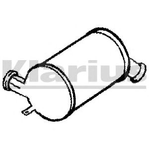 Soot/Particulate Filter, exhaust system 390132