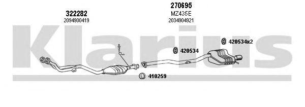 Exhaust System 600480E