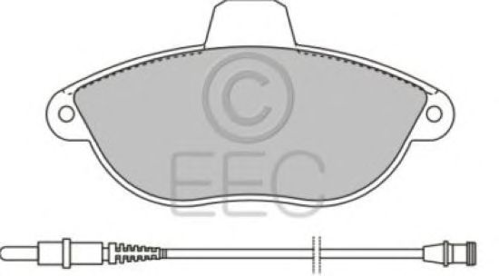 Комплект тормозных колодок, дисковый тормоз BRP0935