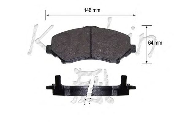 Brake Pad Set, disc brake D10173