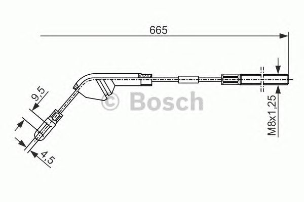 Cable, parking brake 1 987 477 142
