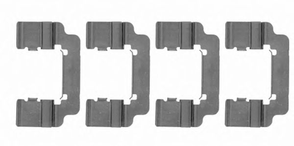 Accessory Kit, disc brake pads 8DZ 355 204-231