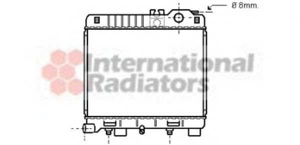 Radiator, engine cooling 06002034