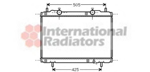 Radiator, engine cooling 17002167