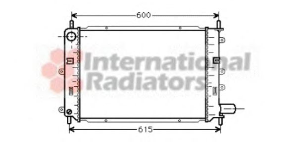 Radiator, engine cooling 18002059