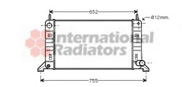 Radiator, engine cooling 18002158