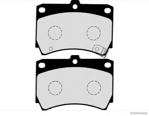 Brake Pad Set, disc brake J3603036