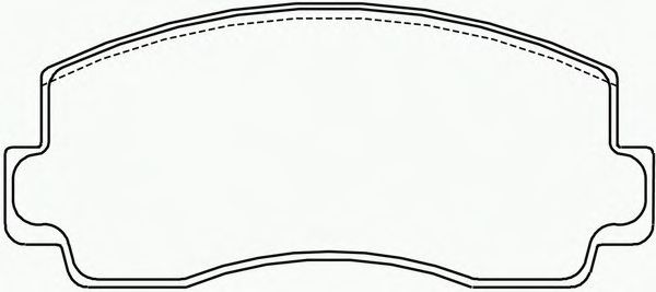 Kit de plaquettes de frein, frein à disque P 54 002