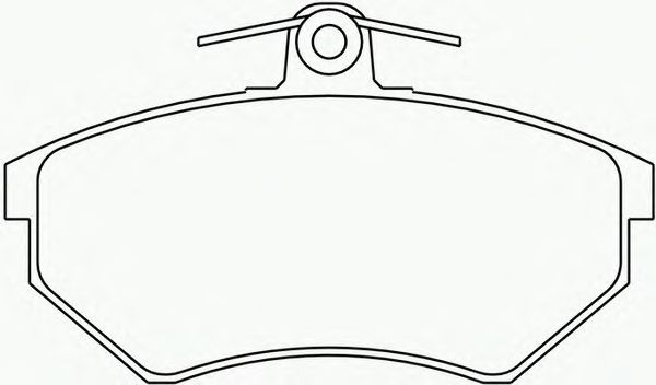 Комплект тормозных колодок, дисковый тормоз P 85 011