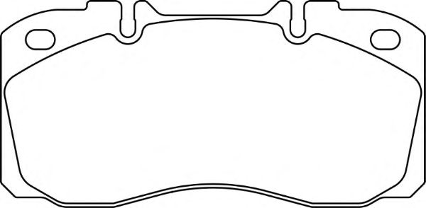 Комплект тормозных колодок, дисковый тормоз P A6 025