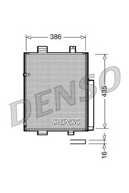 Condenseur, climatisation DCN35001