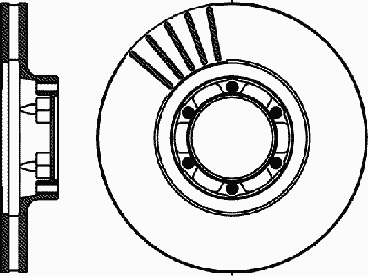 Тормозной диск MDC222