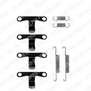 Accessory Kit, parking brake shoes LY1097