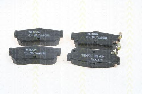 Комплект тормозных колодок, дисковый тормоз 8110 14003