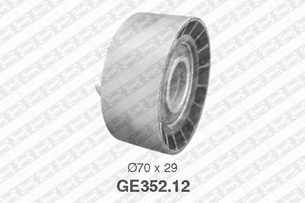 Deflection/Guide Pulley, timing belt GE352.12