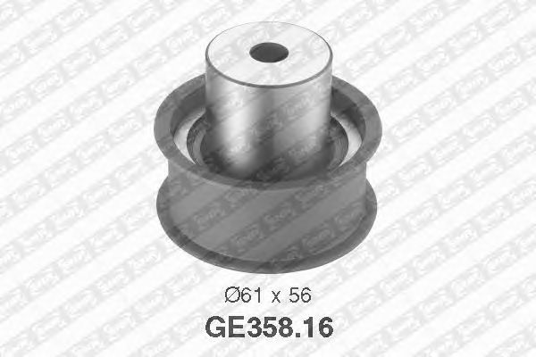 Deflection/Guide Pulley, timing belt GE358.16