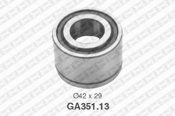 Deflection/Guide Pulley, v-ribbed belt GA351.13