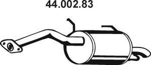 Глушитель выхлопных газов конечный 44.002.83
