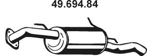 Глушитель выхлопных газов конечный 49.694.84