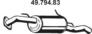 Глушитель выхлопных газов конечный 49.794.83