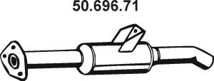 Труба выхлопного газа 50.696.71