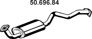 Глушитель выхлопных газов конечный 50.696.84