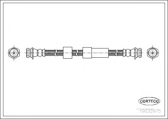 Tubo flexible de frenos 19032975
